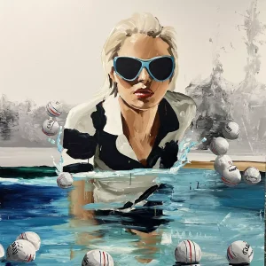 Drowning In Golf by Daniel Maltzman