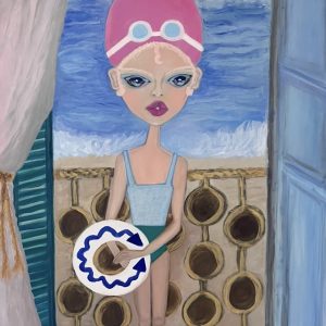 Brandusa Niro "Swimmer Nice" (PRINT) 2025