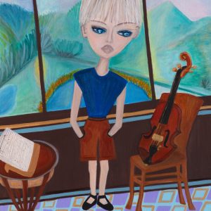 The Violin Lesson by Brandusa Niro